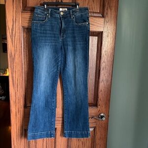 KUT Kelsey Classic Blue Women's Jeans ankle flare